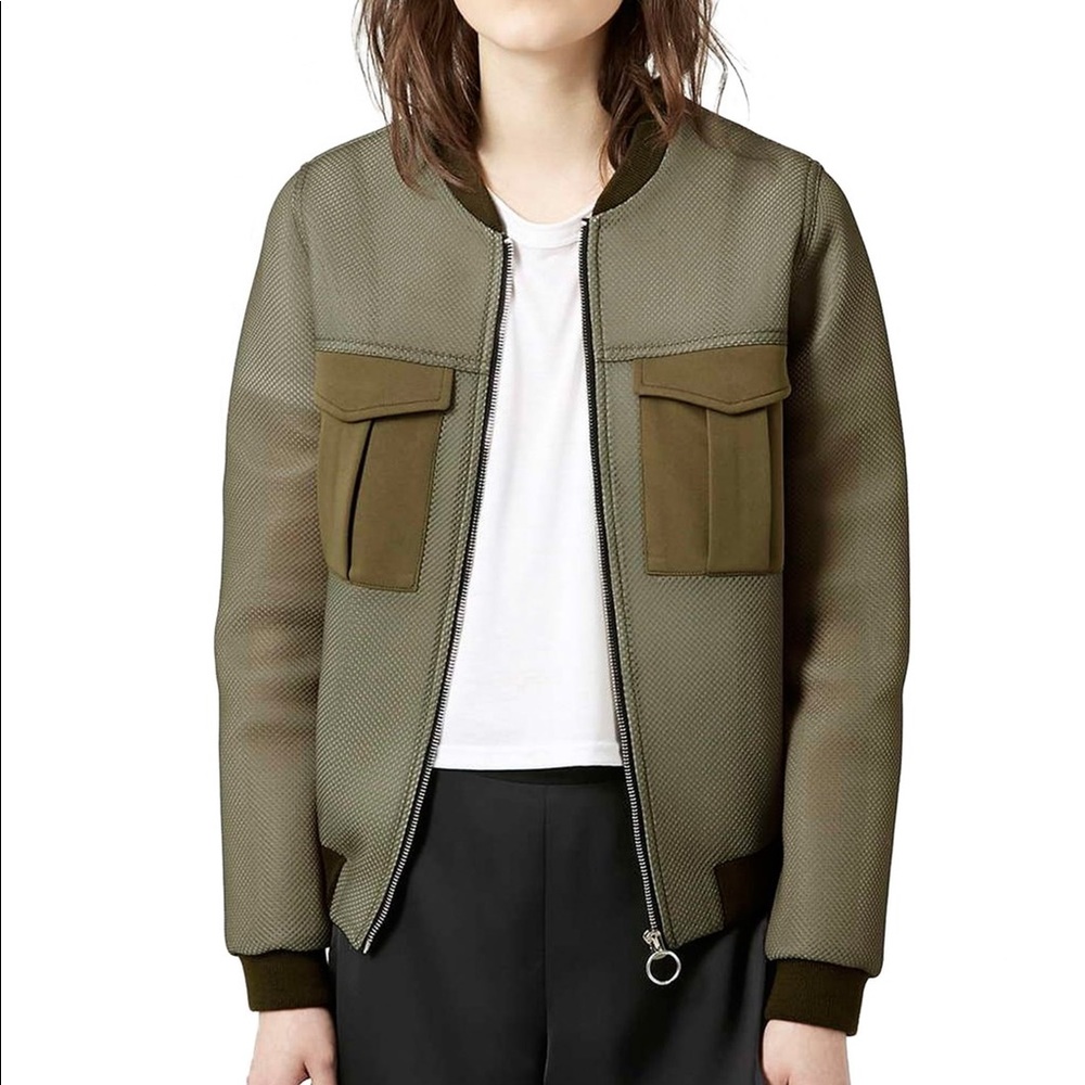 Topshop Airtex Bomber